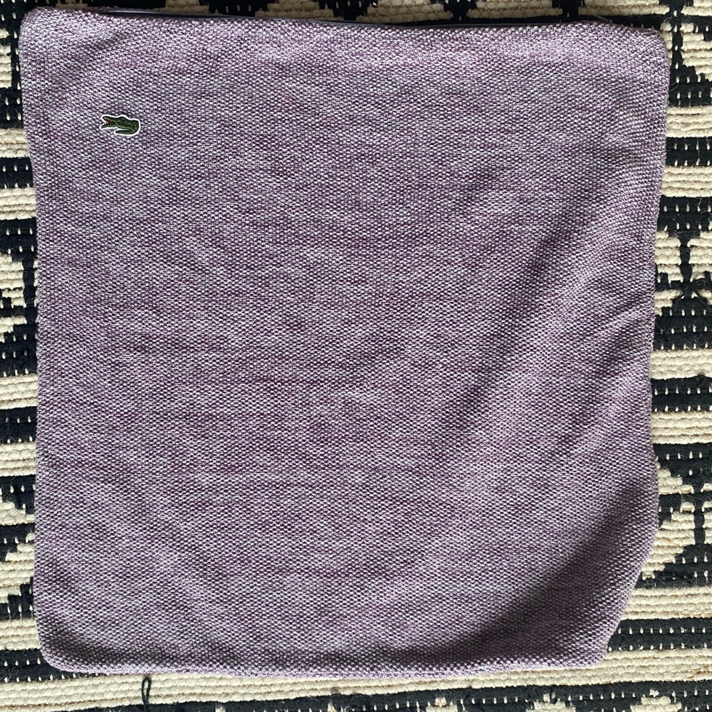 Lacoste throw pillow case